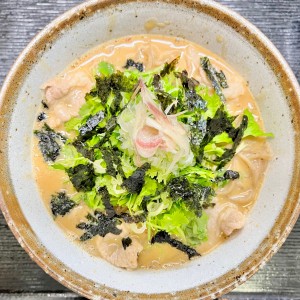 ドロッとパクチー蕎麦