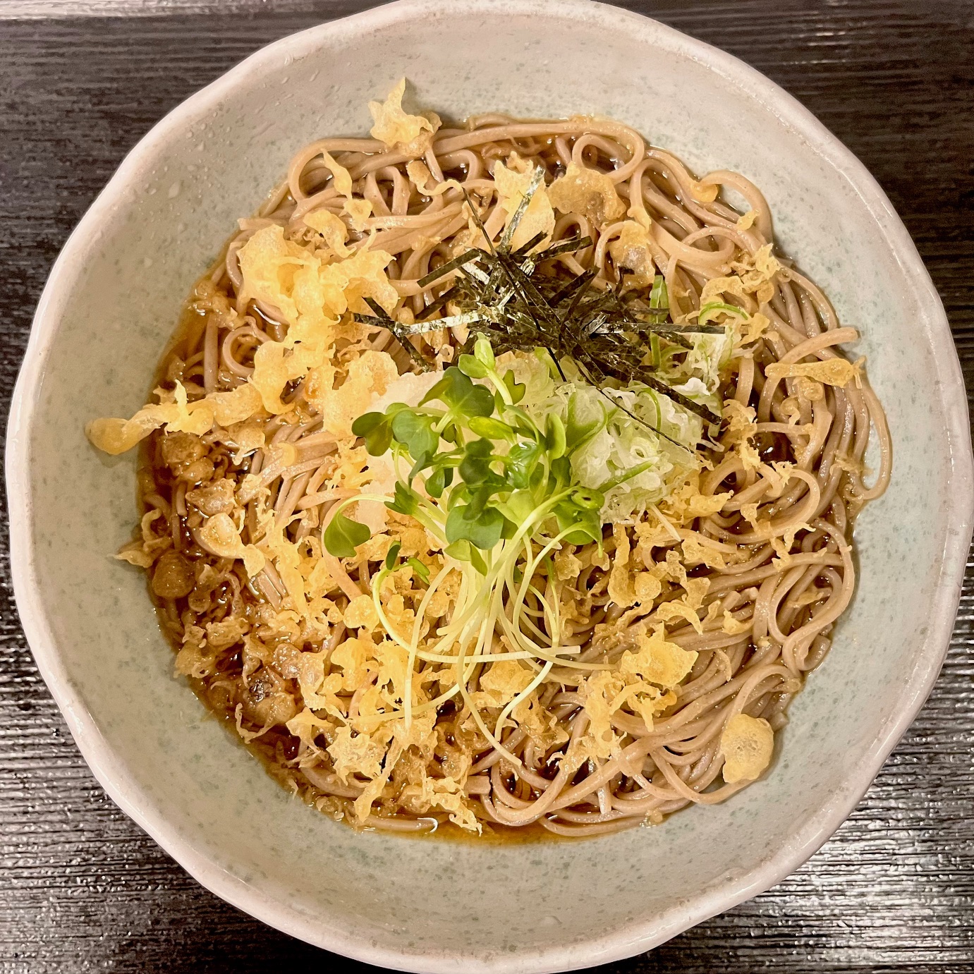 ひやおろし蕎麦