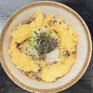 小海老ひやおろし蕎麦