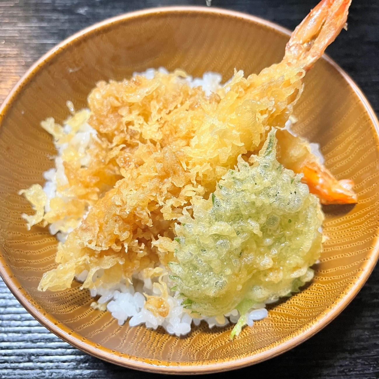 海老天丼トリミング