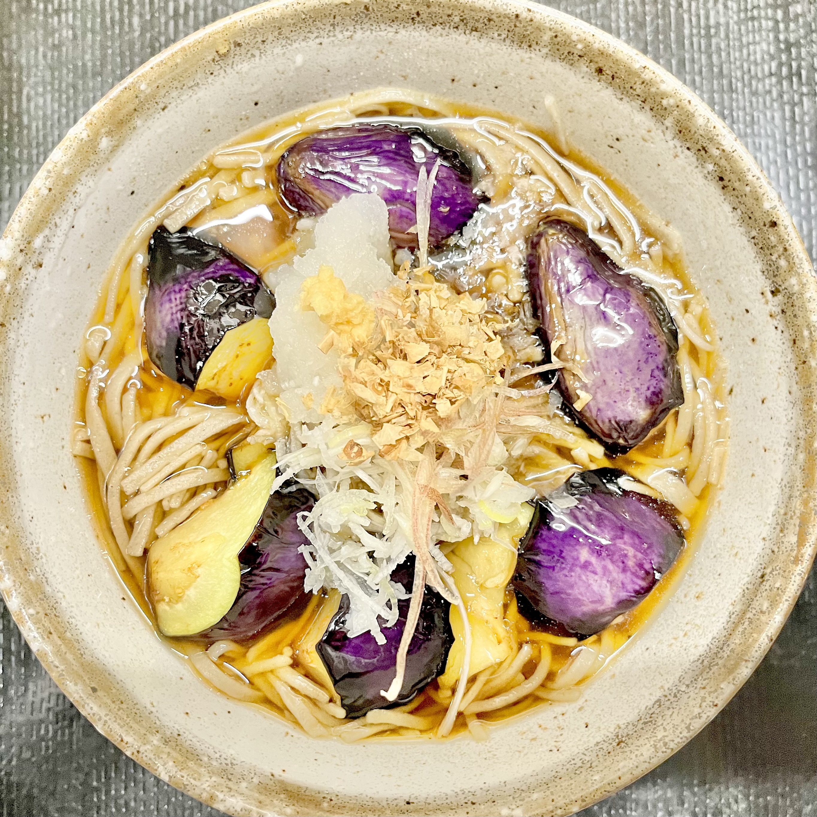 茄子薬味蕎麦